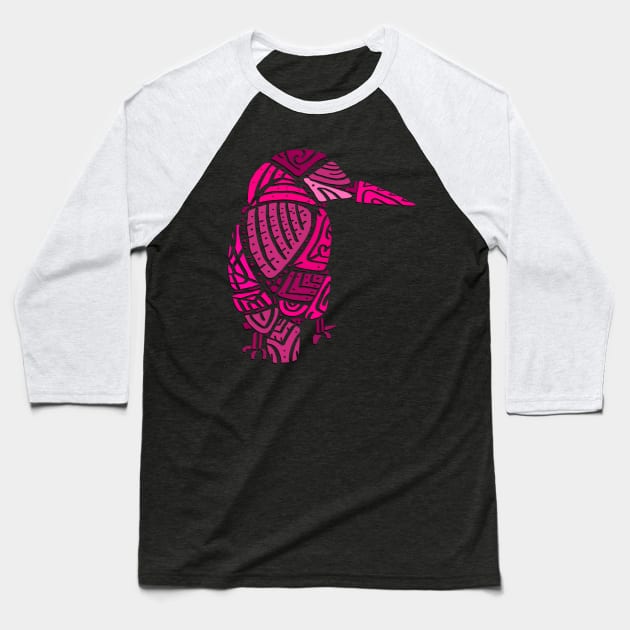 Abstract Bird Design Baseball T-Shirt by skrbly